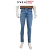 Quần Jean Nam Owen Quần Bò Nam QJS251243 màu xanh nhạt dáng ôm slim fit chất liệu Denim cotton