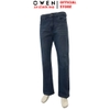 Quần Jean Nam Owen Quần Bò Nam QJT251238 màu xanh Dáng suông Straight Fit chất liệu denim cotton spandex