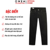 Quần Jean Nam Owen Quần Bò Nam QJT258004 màu đen dáng straight fit chất liệu polyester