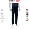 Quần Jean Nam Owen Quần Bò Nam QJR258010 màu xanh đậm dáng suông regular fit chất liệu demin cotton