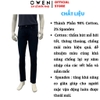 Quần Jean Nam Owen Quần Bò Nam QJR258010 màu xanh đậm dáng suông regular fit chất liệu demin cotton