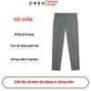 Quần kaki nam Owen QKR251278 màu xám dáng suông regular fit chất liệu poly recycle (renu)