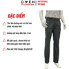 Quần kaki nam Owen QKR256096 màu xám đậm dáng suông regular fit chất liệu cotton