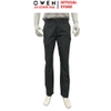 Quần kaki nam Owen QKR256096 màu xám đậm dáng suông regular fit chất liệu cotton