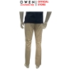 Quần Kaki Nam Owen QKR261006 Be Nhạt Regular Fit Renu