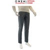 Quần Kaki Nam Owen QKRT263509 – Xám Đậm Regular Fit Cạp Tăng Đơ vải polyester