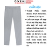 Quần kaki nam Owen QKS256102 màu xám nhạt dáng ôm slim fit chất liệu Rayon