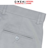 Quần kaki nam Owen QKS256102 màu xám nhạt dáng ôm slim fit chất liệu Rayon