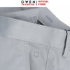 Quần kaki nam Owen QKS256102 màu xám nhạt dáng ôm slim fit chất liệu Rayon