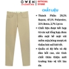 Quần kaki nam Owen QKS256103 màu be đậm dáng ôm slim fit chất liệu Rayon
