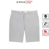 Quần Short Nam Owen SK251250 sóc kaki màu xám nhạt dáng suông regular fit chất liệu poly recycled (Renu)