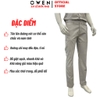Quần kaki nam Owen QKR256095 màu xám nhạt dáng suông regular fit chất liệu cotton