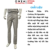 Quần kaki nam Owen QKR256095 màu xám nhạt dáng suông regular fit chất liệu cotton
