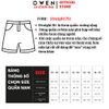 Quần Short Nam Owen SJ263075 sóc Jeans màu xanh nhạt dáng Straight fit chất liệu denim Cotton