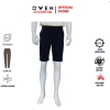Quần Short Kaki Nam Owen SK261016 Xanh Tím Than Slim Fit Cotton Spandex