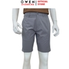 Quần Short Nam Owen SS252404 Sóc thể thao màu xám dáng Sport Life Chất liệu Polyspun spandex
