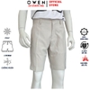 Quần Short Nam Owen SV252491 sóc âu màu be nhạt dáng J-form chất liệu Polyester