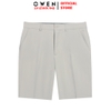 Quần Short Nam Owen SV252491 sóc âu màu be nhạt dáng J-form chất liệu Polyester