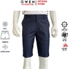 Quần Short Nam Owen SV252496 sóc âu màu xanh tím than kẻ dáng ôm Trendy chất liệu Polyester