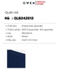 Quần Lót Nam Owen QLB242512 màu xanh tím than kiểu dáng sịp đùi chất liệu polyamide
