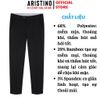 Quần Âu Nam Aristino Quần Tây ATR0050S1 màu đen 28 dáng ôm Slim fit