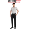 Quần Âu Nam Aristino Quần Tây ATR0080S1 màu đen 20 dáng suông regular fit