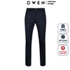 Quần Tây Nam Owen QD22440 Màu Xanh navy kẻ houndstood chìm Kiểu dáng Trendy Chất liệu Nano