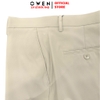 Quần tây Nam Owen QG257109 màu be đậm dáng S-form thể thao chất liệu polyester