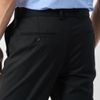 Quần Tây Nam Owen QRT232453T (QRT231503) màu đen Dáng Regular Fit Cạp Tăng Đơ vải polyester