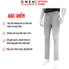 Quần tây Nam Owen QST262090 màu xám nhạt dáng ôm slim fit cạp tăng đơ chất liệu polyester spandex