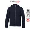 Áo Khoác Jacket Owen JK221298 Màu xanh navy Dáng Regular Fit có mũ Vải Polyester