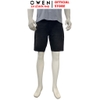 Quần Short Nam Owen SJ263076 sóc Jeans màu đen dáng Straight fit chất liệu denim Cotton