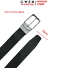 Thắt Lưng Nam Owen BELT261065 dây da màu đen Mặt Khóa Kim chất liệu da bò thật