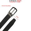 Thắt Lưng Nam Owen BELT261066 dây da màu đen Mặt Khóa Kim chất liệu da bò thật