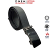 Thắt Lưng Nam Owen BELT261078 day da màu đen Mặt Khóa Trượt Tự Động chất liệu da bò thật
