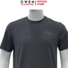 Áo thun nam Tay Ngắn Không Cổ Owen TSN260137 màu xám dáng suông relax fit cổ tròn chất liệu cotton
