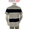 Áo thun nam Tay Ngắn Không Cổ Owen TSN260142 màu xanh tím than dáng suông regular fit cổ tròn chất liệu cotton spandex