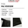 Ví Nam Owen Ví Da Bóp Nam VD251208 màu đen da sần Kiểu Dáng Ví Dọc chất liệu da bò thật