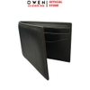 Ví Da Nam Owen VD268700_BL Đen Dáng Ngang Chất Liệu 100% Da Bò Thật
