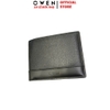 Ví Da Nam Owen VD268703 Màu Đen Dáng Ngang Chất Liệu Da Bò Thật