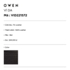 Ví Nam Owen Ví Da Bóp Nam VID221572 màu đen kiểu ví dọc chất liệu da thật