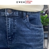 Quần Jean Nam Owen Quần Bò Nam QJS231895 màu xanh đậm trơn dáng slim fit chất liệu denim cotton spandex
