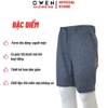 Quần Short Nam Owen ST231809 sóc âu màu xám nhạt dáng slim fit chất liệu polyester