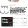 Quần Short Nam Owen ST231809 sóc âu màu xám nhạt dáng slim fit chất liệu polyester