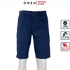 Quần Short Nam Owen ST231817 sóc âu màu xanh dáng slim fit chất liệu polyester