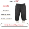 Quần Short Nam Owen SW231914 màu xám đậm kẻ caro dáng slim fit chất liệu nano