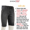 Quần Short Nam Owen SJ231825 màu xám nhạt dáng Slim Fit chất liệu cotton