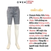 Quần Short Nam Owen ST231282 (SW231920) Sóc Âu màu xám nhạt xước dáng Slim fit chất liệu polyester