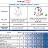 Áo Sơ Mi Nam Tay Dài Owen AR230523DT màu in xanh trắng Dáng regular fit tà lượn không túi chất liệu Knit