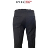 Quần Tây Nam Owen QST242419 màu đen trơn dáng slim fit cạp tăng đơ chất liệu polyester